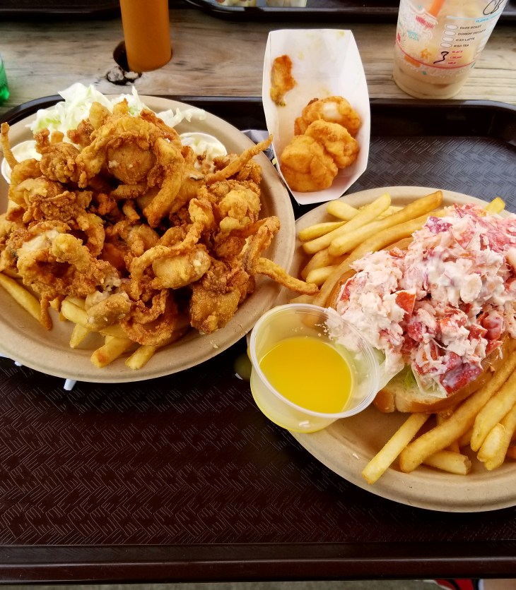 Fried Clam Bellies & Lobster Roll
