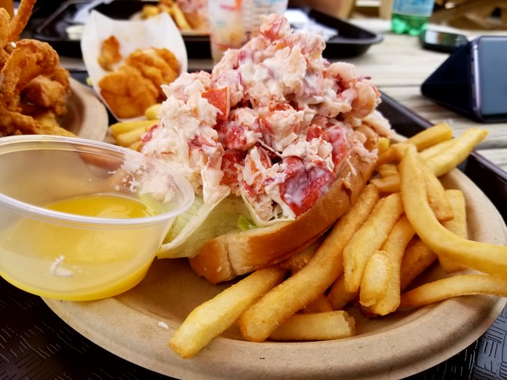 The Seafood Shanty lobster roll